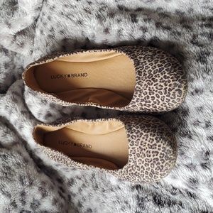 Lucky Brand Leopard print ballet flats